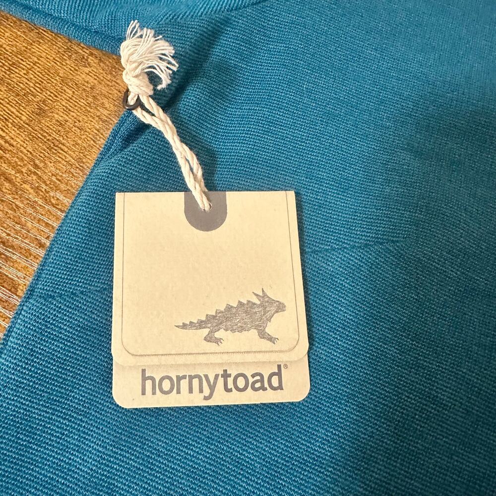 Horny Toad Tomboy Wrap Dress Peacock Small NWT Athleisure - Picture 4 of 9